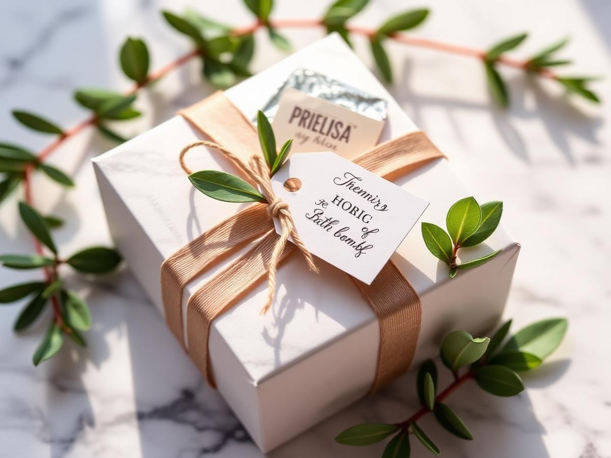 Gift-wrapped FINIBUY bath bomb set